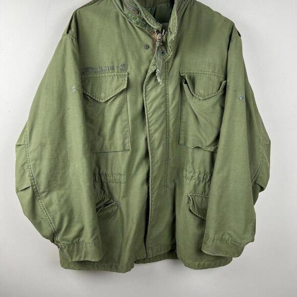 Vintage Vietnam War Era US Military M-65 Field Jacket Alpha Industries OG-107 - Picture 3 of 8